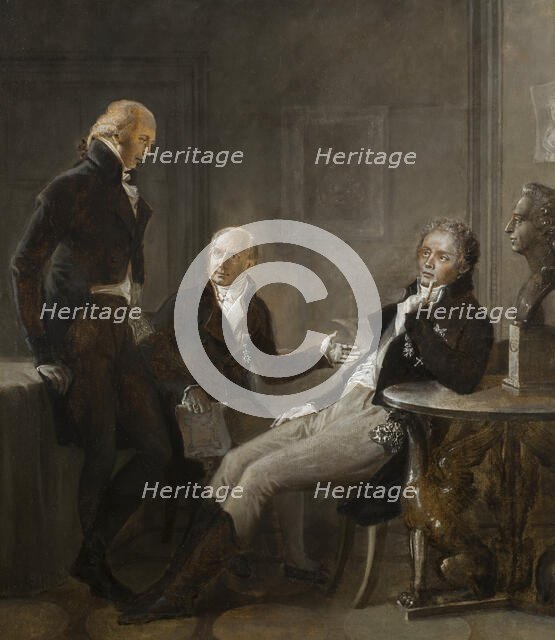 Johan Fredrik Aminoff, Johan Albrekt Ehrenström and Gustaf Mauritz Armfelt, 1804. Creator: René Théodore Berthon.