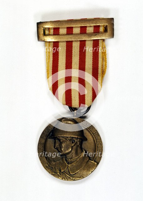 Medal of Catalonia to the Catalan Volunteers of the Great War (1914-1918), 1918.
