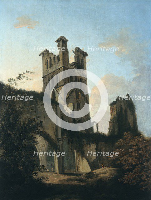 'Ruins of Llanthony Abbey', 1764-1797. Artist: William Hodges.
