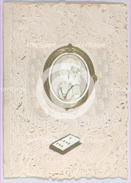 Valentine, 1859-1869. Creator: Anon.