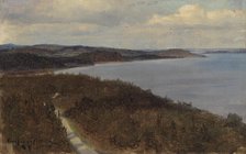 View of a Lake and Ridges, 1883. Creator: Eero Jarnefelt.