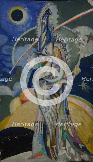 A symbolic figure, 1920s. Artist: Arapov, Anatoli Afanasyevich (1876-1949)