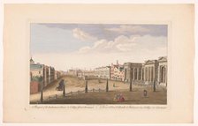 View of the House of Parliament on College Green Square in Dublin
, 1753. Creators: Fabr. Parr, James Mason.