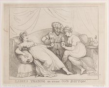 Ladies Trading on Their Own Bottom, October 5, 1810., October 5, 1810. Creator: Thomas Rowlandson.