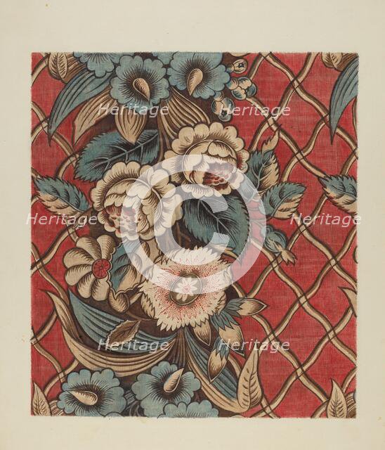 Printed Cotton, c. 1940. Creator: Mina Lowry.