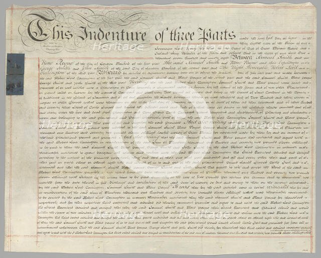 Deed of sale including 237 enslaved persons in transaction, August 20, 1798. Creator: Unknown.