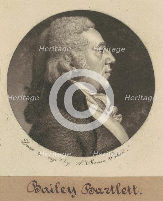 Bailey Bartlett, 1800. Creator: Charles Balthazar Julien Févret de Saint-Mémin.