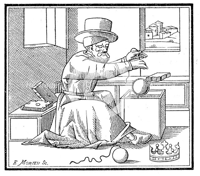 Archimedes (c287-212 BC), Ancient Greek mathematician and inventor, 1866. Artist: Unknown