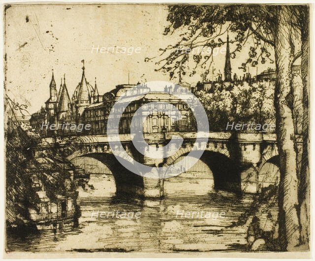 The Concièrgerie, Paris, 1908. Creator: Donald Shaw MacLaughlan.