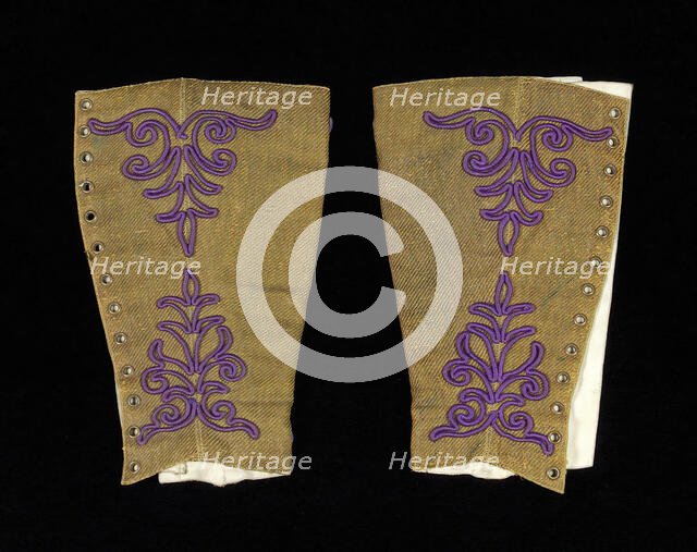 Leggings, American, 1870-79. Creator: Unknown.