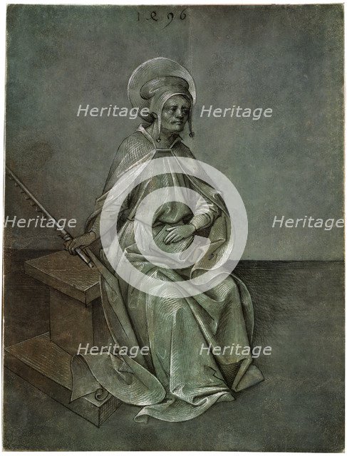 'The Apostle Simon', 1496.  Artist: Mair von Landshut