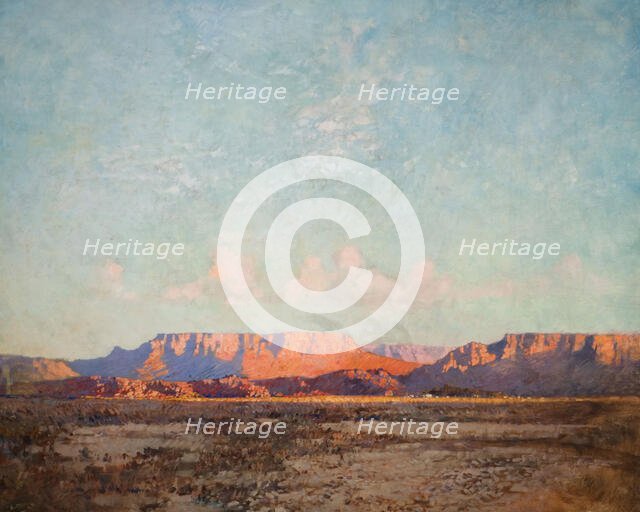 The Karoo, Cape Of Good Hope At Evening, 1924.  Creator: Robert Gwelo Goodman.