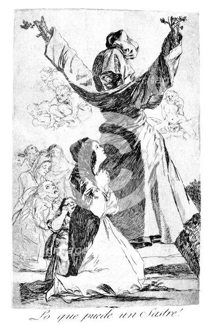 'What a tailor can do!', 1799. Artist: Francisco Goya