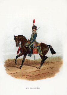 '4th Hussars', 1889. Artist: Unknown