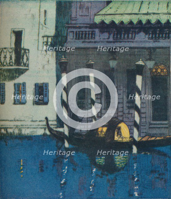 'Nocturne' c1924. Artist: Edgar L Pattison.