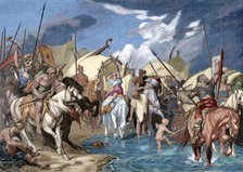 Emigration of the Germans, 1882.  Creator: Unknown.