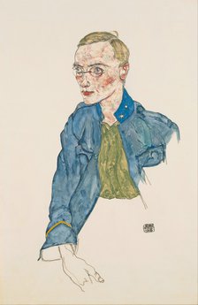 One-Year Volunteer Lance-Corporal, 1916. Artist: Schiele, Egon (1890–1918)