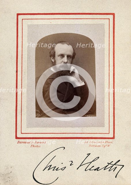 Christopher Heath, 1879. Creator: Barraud & Jerrard.