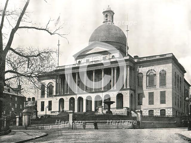 The Massachusetts State House, Boston, USA, 1895.  Creator: W & S Ltd.