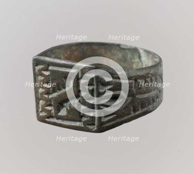 Finger Ring, Frankish, 7th century. Creator: Unknown.