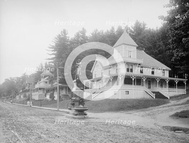 N.H. Veterans' Association encampment buildings, Lake Winnipesaukee, N.H., between 1900 and 1906. Creator: Unknown.
