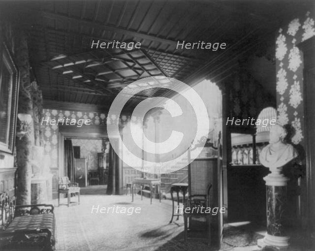 Ornate interiors of Chandler Hale house, 1001 16th St., N.W., Washington, D.C., c1900. Creator: Frances Benjamin Johnston.