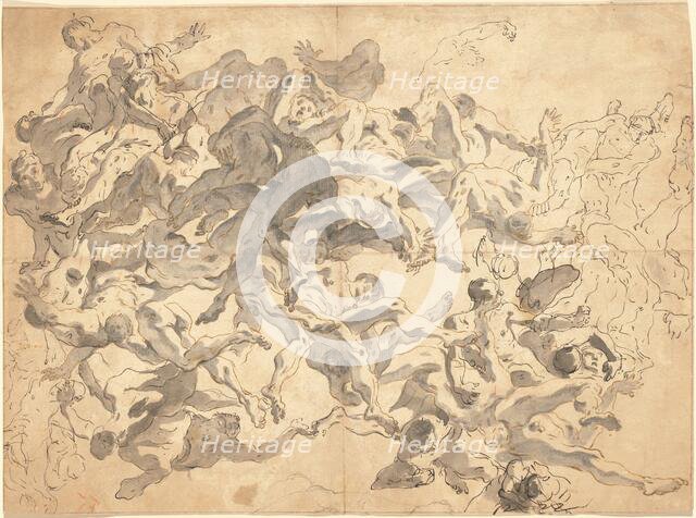 The Fall of the Rebel Angels, 1712/1715. Creator: Giovanni Battista Tiepolo.