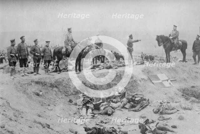 On field of battle, Adrianople, (1912?). Creator: Bain News Service.