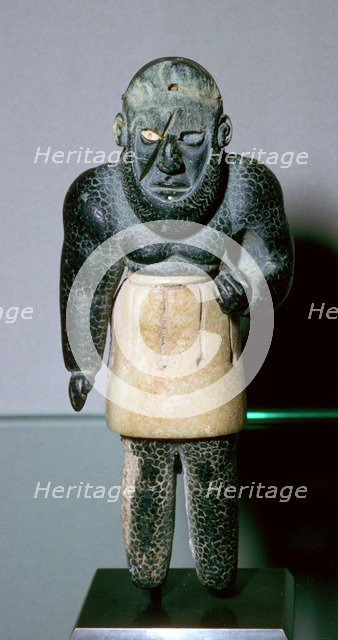 Bactrian statuette of the genie La Balafre (the Scarred One). Artist: Unknown
