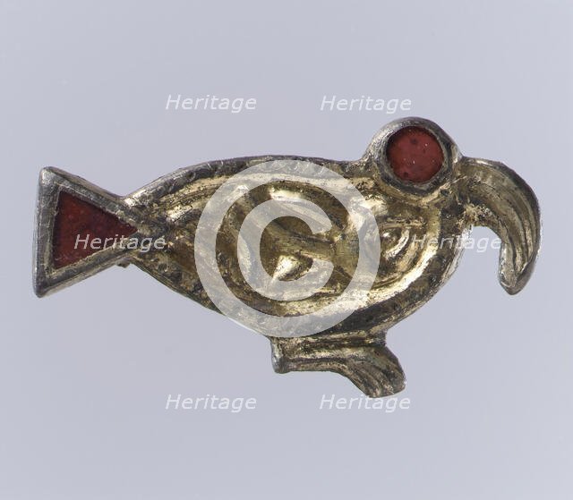 Bird-Shaped Brooch, Anglo-Saxon, 500-550. Creator: Unknown.