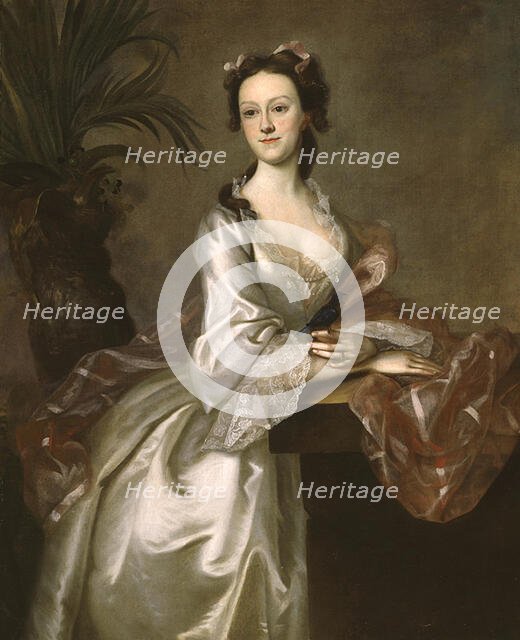Portrait of Mrs. John Pigott, between 1740 and 1763. Creator: Joseph Blackburn.