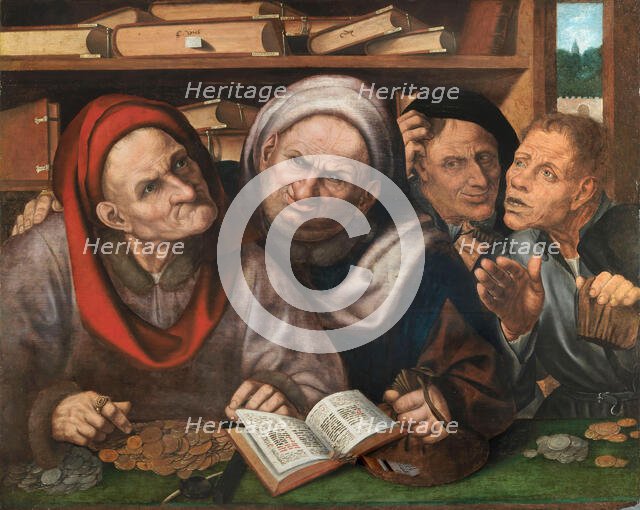The moneylenders, c.1520. Creator: Massys, Quentin  .