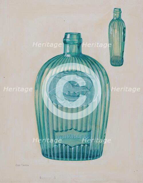 Flask, c. 1936. Creator: Charles Caseau.
