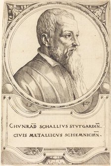 Conrad Schall, 1547. Creator: Augustin Hirschvogel.