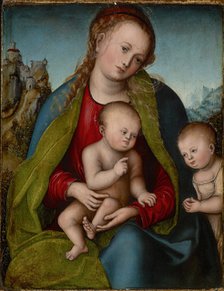 Virgin and child with John the Baptist as a Boy, .