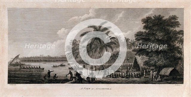 Namuka Island (Tonga), 1743. Creator: Webber, John (1751-1793).