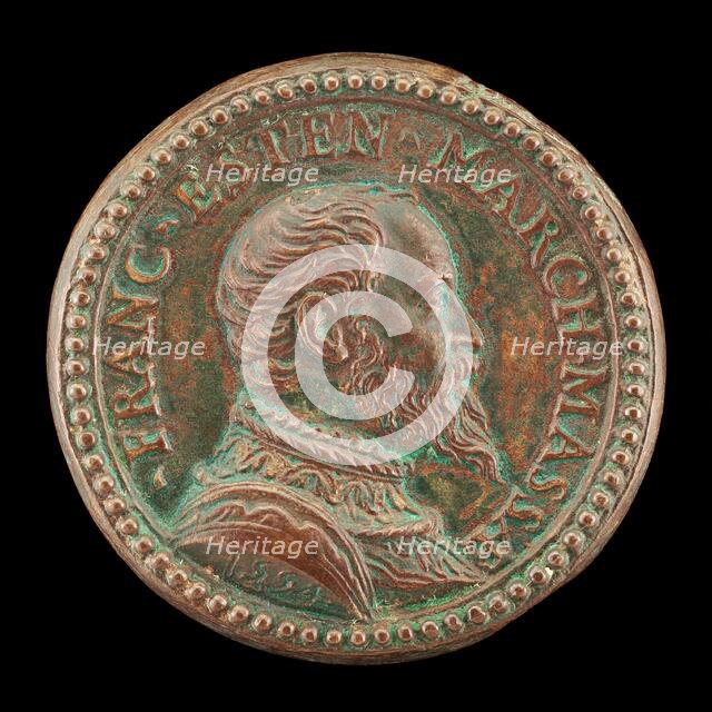 Francesco d'Este, 1516-1578, Son of Alfonso I, Marquess of Massa, 1554. Creator: Pastorino Pastorini.