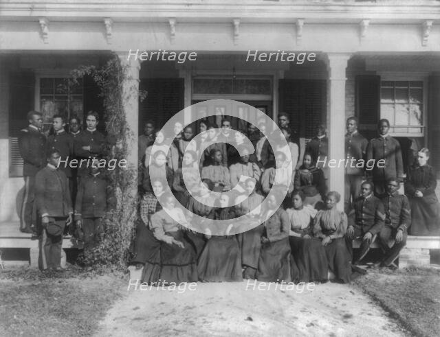 Hampton Institute, Va. - the choir, 1899 or 1900. Creator: Frances Benjamin Johnston.