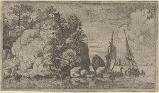 The Two Boats on the River, 17th century. Creator: Allart van Everdingen.