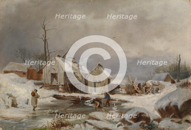 Winter Landscape, 1860-1869. Creator: Fanny Churberg.