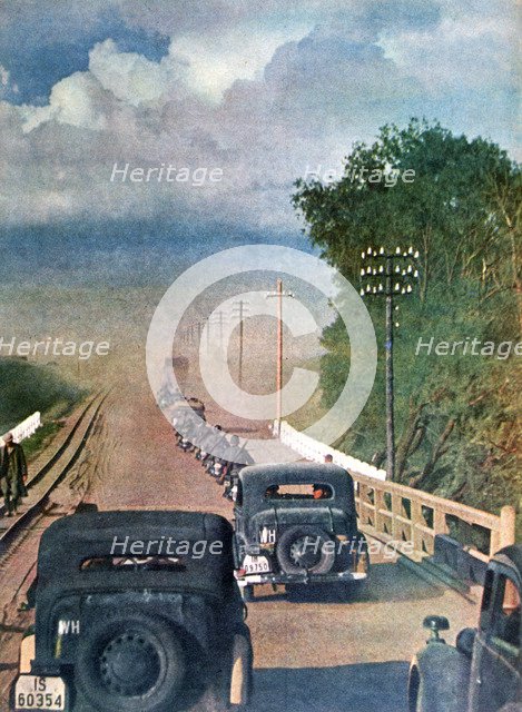 The road to the German offensive, Russia, 1942. Artist: Unknown