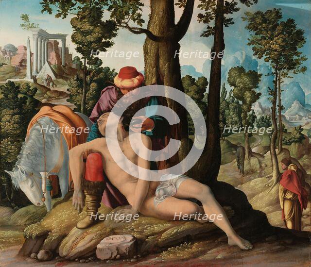 The Good Samaritan, 1537. Creator: Master of the Good Samaritan.