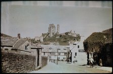 Corfe Castle, Purbeck, Dorset, 1930-1939. Creator: Eric Maybank.