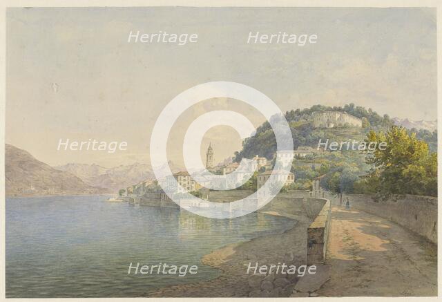 Bellagio on Lake Como, 1824-1888. Creator: Karoly Lajos Libay.