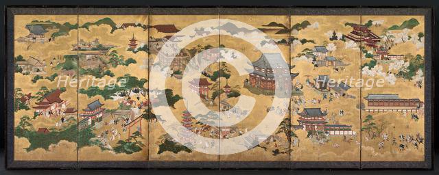 Views of Kyoto, 1600s. Creator: Unknown.