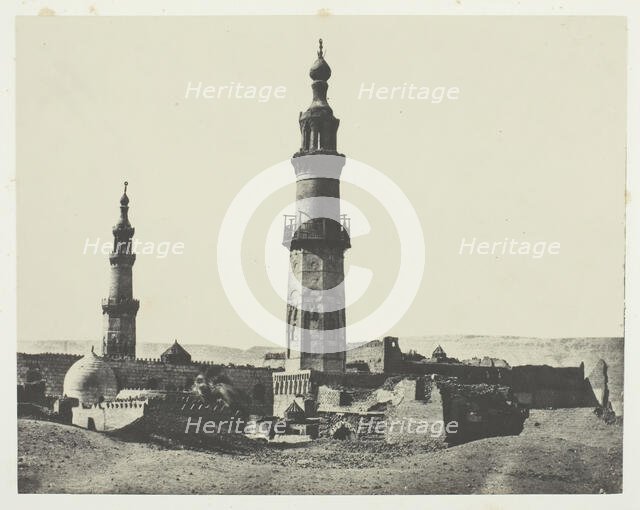 Mosquée d'Aly-Bey, Girgeh, Haute-Egypte, 1849/51, printed 1852. Creator: Maxime du Camp.