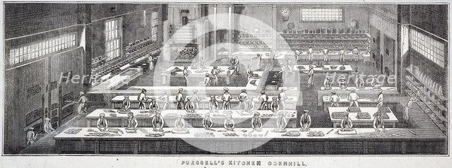 Cornhill, London, 1840. Artist: WD Hornsby