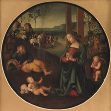 The Holy Family, 1465-1523. Creator: Perugino.