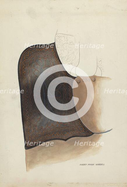 Side Saddle - California Syle, c. 1937. Creator: Harry Mann Waddell.