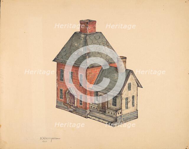 Toy House, 1937. Creator: Nicholas Acampora.